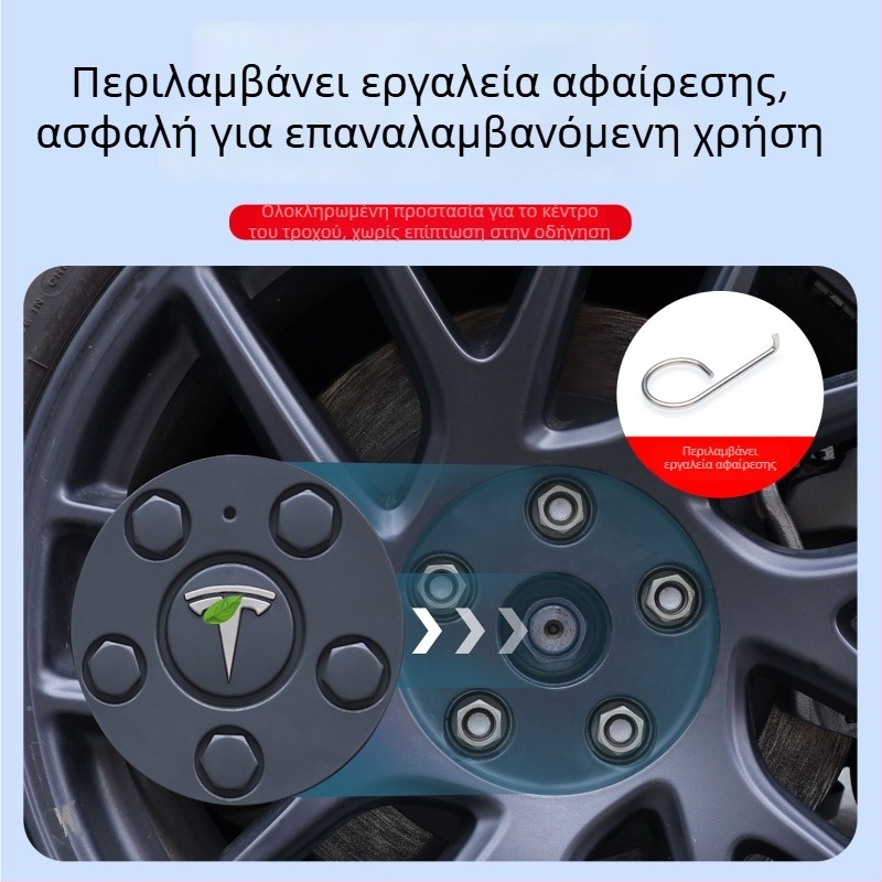 Κάλυμμα κέντρου τροχού για Tesla Model 3 Refreshed – Mingshi Πλαστικό προστατευτικό κέντρου