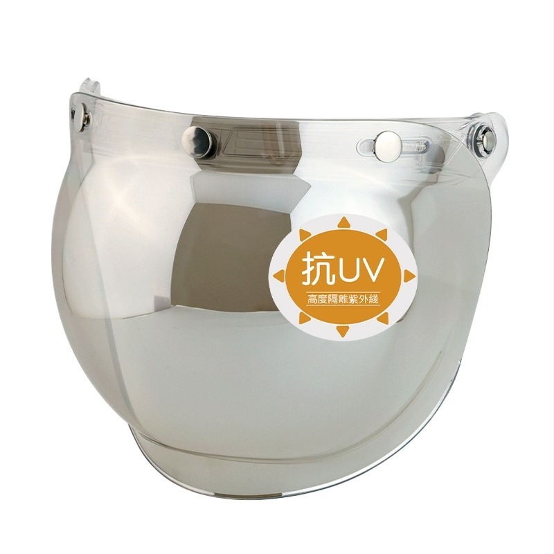 Visor με καθρέπτη φούσκα για κράνος μοτοσικλέτας - UV προστασία, προστασία ματιών, προστασία από άμμο, Μάρκα JEF, Μοντέλο JEF