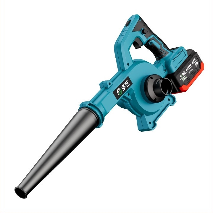 Φορτιζόμενος αεριστής χωρίς ψήκτρες με μπαταρία λιθίου, 21V, με λειτουργία αναρρόφησης σκόνης, διπλής χρήσης