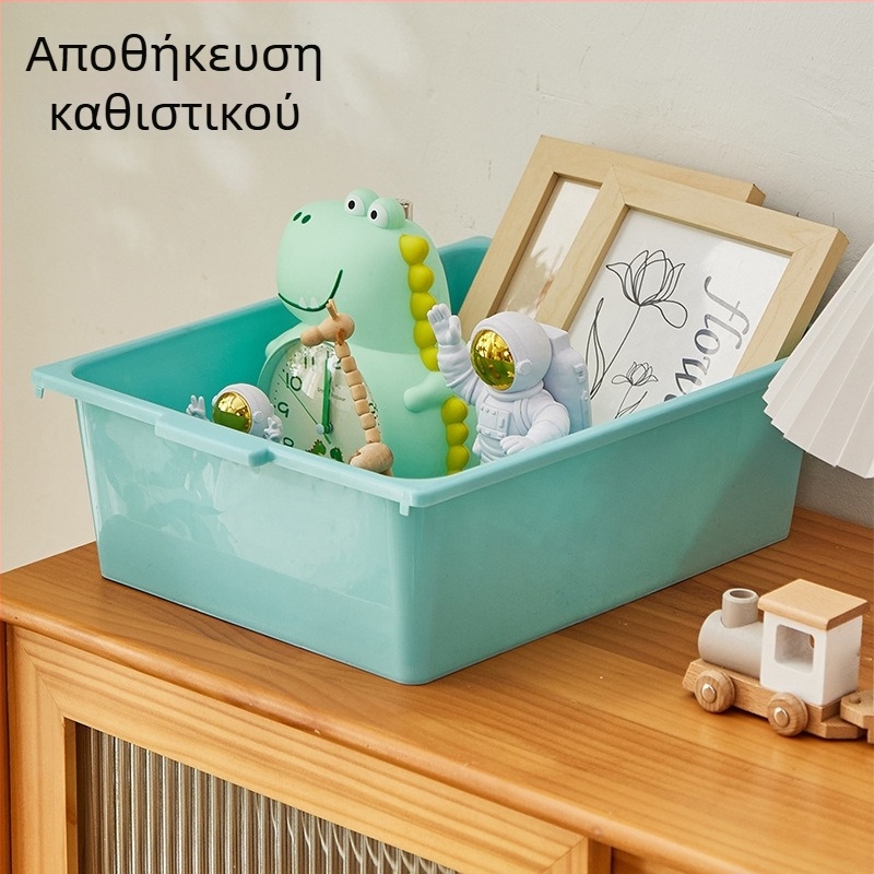 Κουτί αποθήκευσης παιδικών παιχνιδιών και καλλυντικών, μεγάλης χωρητικότητας, πλαστικό, δυνατότητα προσαρμογής με λογότυπο, παραδοσιακό αγροτικό ύφος (υλικό: πλαστικό; προσαρμογή: διαθέσιμη)