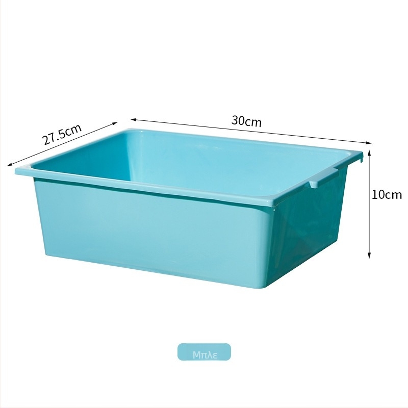 Κουτί αποθήκευσης παιδικών παιχνιδιών και καλλυντικών, μεγάλης χωρητικότητας, πλαστικό, δυνατότητα προσαρμογής με λογότυπο, παραδοσιακό αγροτικό ύφος (υλικό: πλαστικό; προσαρμογή: διαθέσιμη)