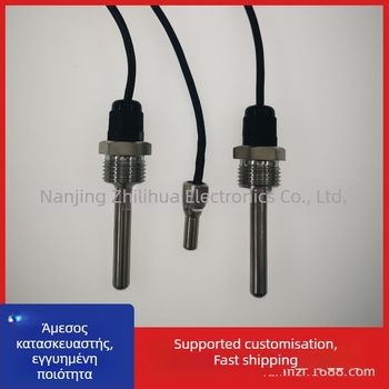 DS18B20 αδιάβροχος ψηφιακός αισθητήρας θερμοκρασίας με G1/2 βίδα και ανοξείδωτη M10 βελόνα, εγκατάσταση 6x50mm