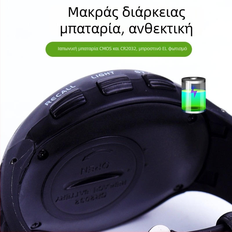 Ηλεκτρονικό χρονόμετρο/μετρητής JS7171A από JUnSD/Junsda — φοριέται ως ποδοσφαιρικό ρολόι, αδιάβροχο, με παύση, αντιολισθητικό