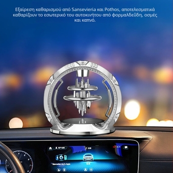 Αρωματικό αυτοκινήτου Sky City με ηλιακή ενέργεια για κεντρική κονσόλα