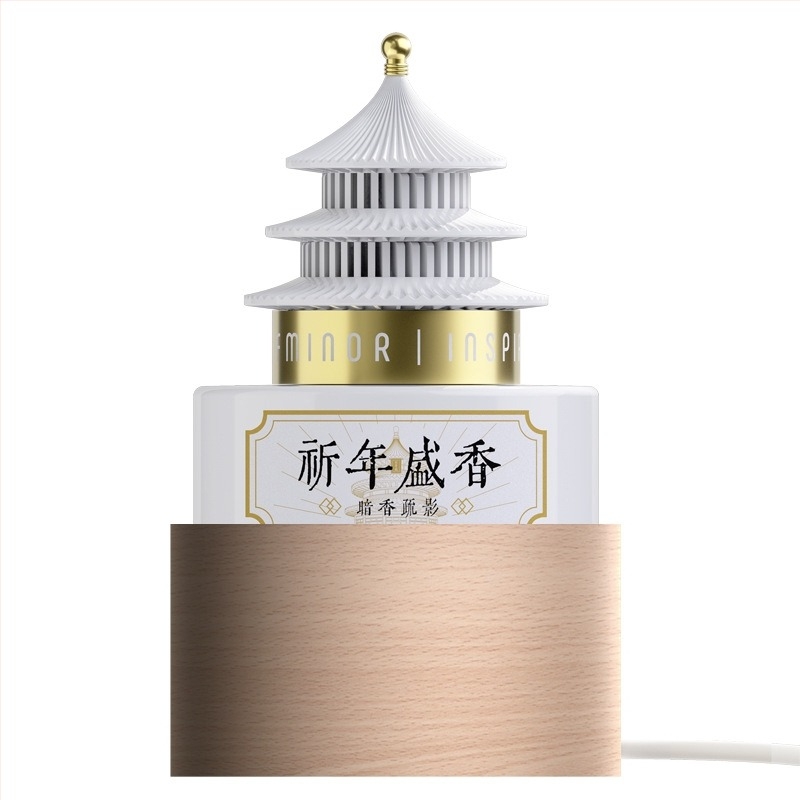 bbdd Διαχύτης αρώματος αυτοκινήτου χωρίς φλόγα, με διακόσμητικό για το κάθισμα και συμβατότητα με αιθέριο έλαιο, οικιακή λάμπα ατμόσφαιρας