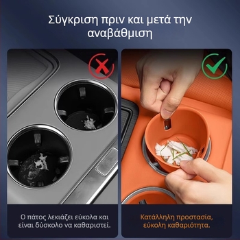 Σιλικόνης Αντιολισθητικό Μαξιλάρι Κεντρικής Κονσόλας για Ποτήρι XW-014