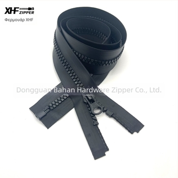 Αδιάβροχο φερμουάρ ρητίνης με ανοιχτό τέλος — EVA/PVC/TPU υλικό, κατάλληλο για ρούχα, τσάντες και εξωτερικά ενδύματα