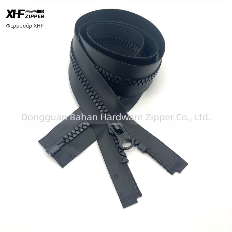 Αδιάβροχο φερμουάρ ρητίνης με ανοιχτό τέλος — EVA/PVC/TPU υλικό, κατάλληλο για ρούχα, τσάντες και εξωτερικά ενδύματα