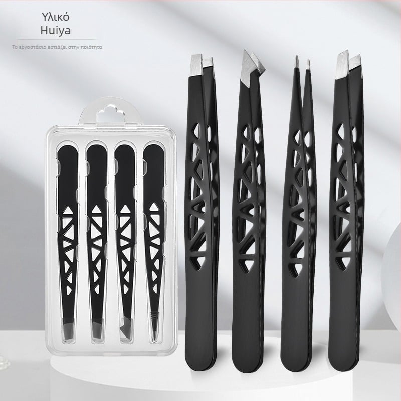 Εργαλείο κλιπ φρυδιών από ανοξείδωτο ατσάλι, Huiya hardware; για αφαίρεση φρυδιών, γένια και λευκές τρίχες; κατάλληλο για όλους τους τύπους δέρματος; διάρκεια ζωής 5 ετών.