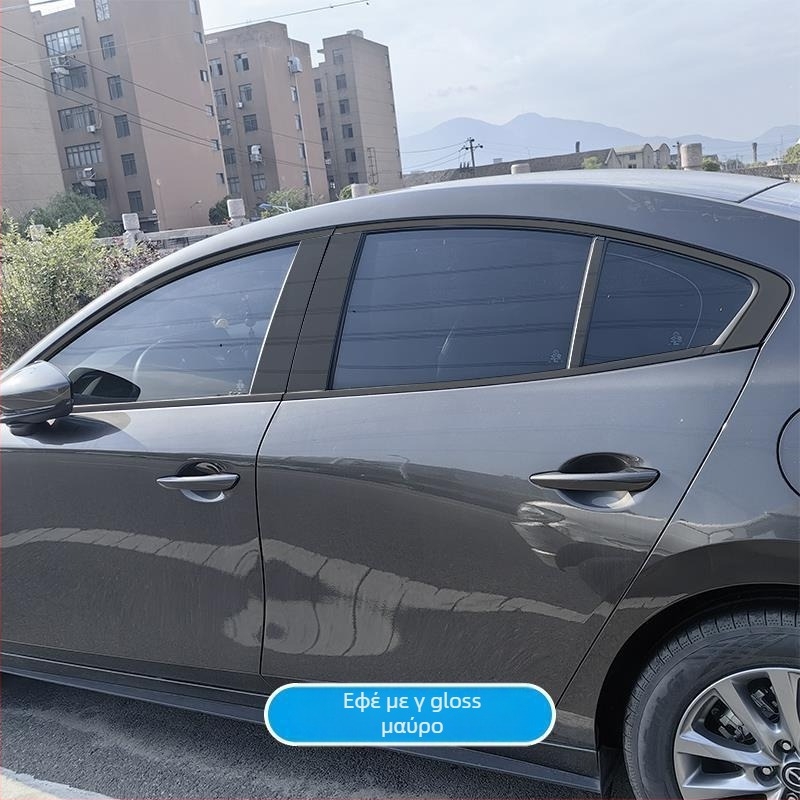 Κιτ διακοσμητικών λωρίδων παραθύρων Mazda 3 Axela, συμβατό με μοντέλα 2014–2023, διακοσμητικές λωρίδες πλαισίου θυρών