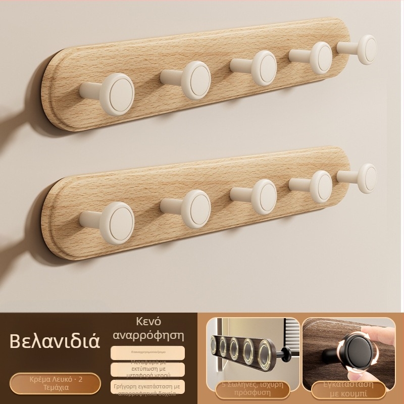 Κρεμάστρα πόρτας με κύπελλο αναρρόφησης – χωρίς διάτρηση, βαριά κατασκευή ABS, κατάλληλη για πόρτες και παράθυρα, είσοδος/υπνοδωμάτιο, Dimitro