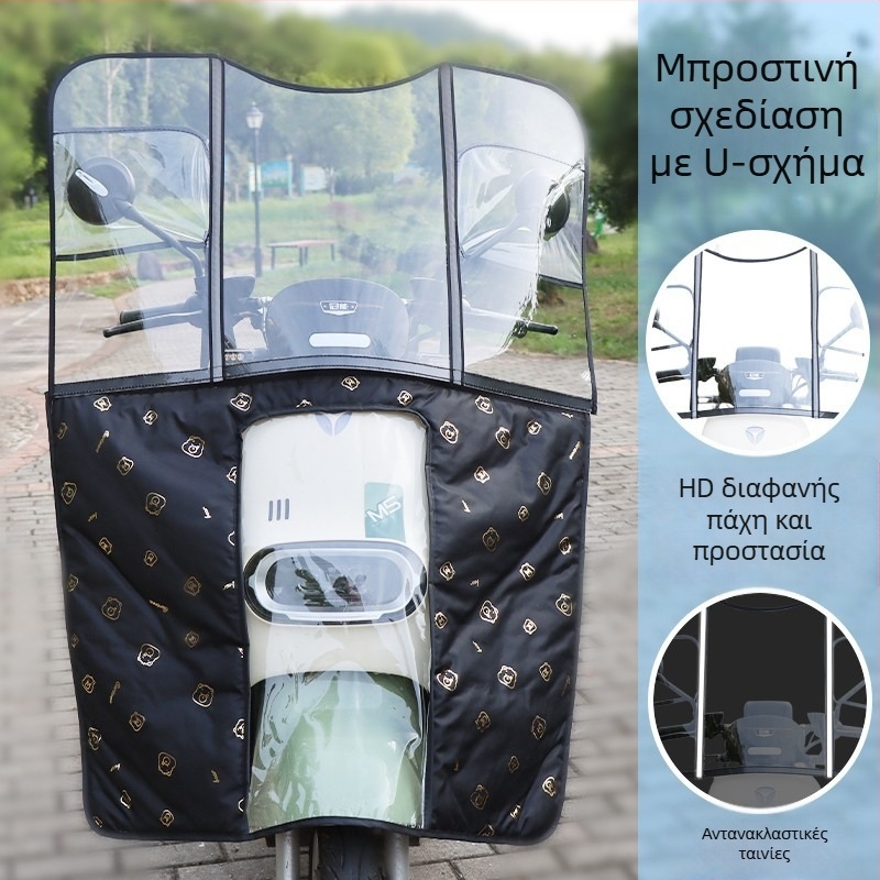 Παρμπρίζ ηλεκτρικών οχημάτων – παχύτερο και ενισχυμένο προστατευτικό από βροχή, διαφανές υψηλής ευκρίνειας