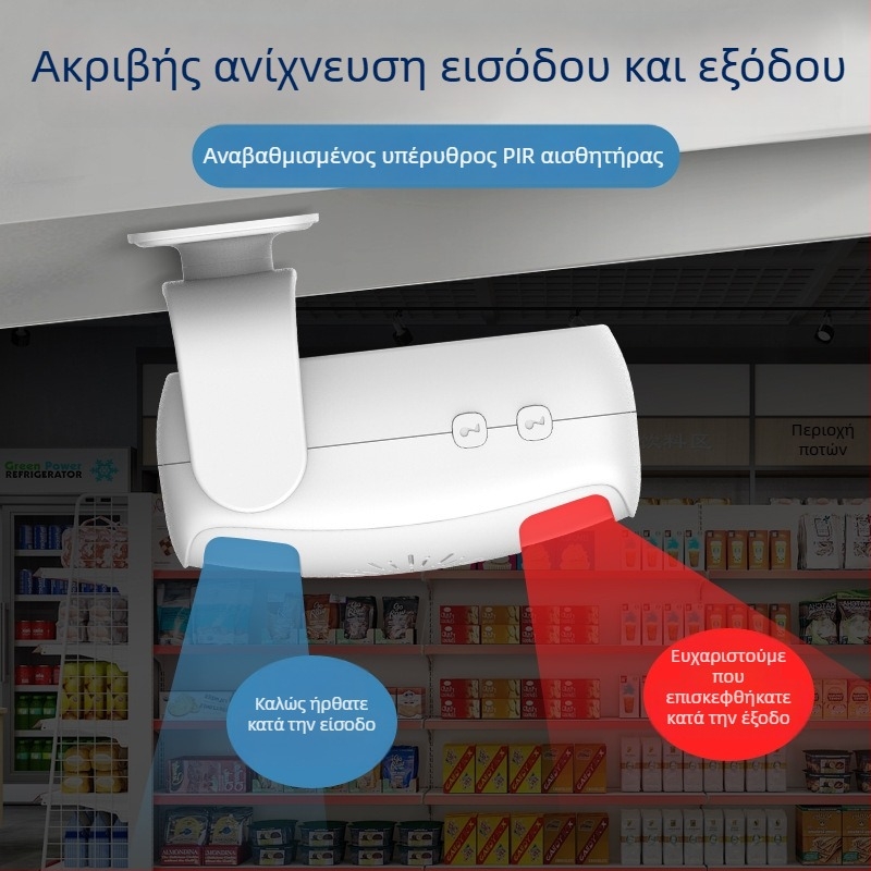 Θυροτηλέφωνο με φωνητική λειτουργία δύο κατευθύνσεις, DH808 μοντέλο, τροφοδοσία: μπαταρία/ρεύμα, 6V-9V, ποικιλία ήχων κλήσης, κατανάλωση 0.5