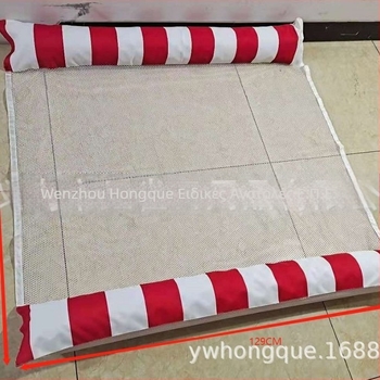 Διπλή φουσκωτή ξαπλώστρα νερού με PVC δίχτυ για πισίνα