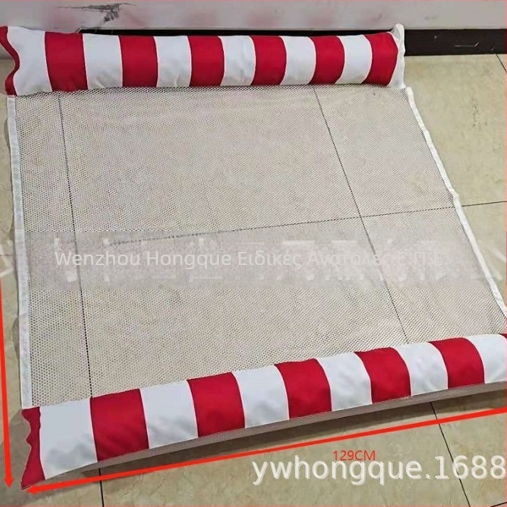 Διπλή φουσκωτή ξαπλώστρα νερού με PVC δίχτυ για πισίνα