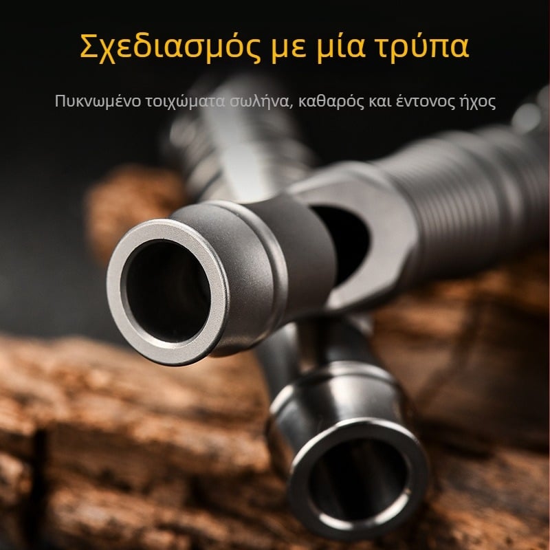 Pioneer EDC σφυρίχτρα από τιτάνιο – προσαρμοζόμενη εξωτερική σωτήρια σφυρίχτρα με εκτυπωμένο λογότυπο