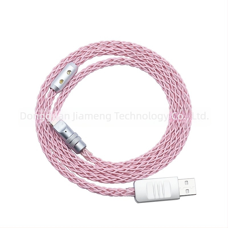 Καλώδιο USB-C φόρτισης για μηχανικά πληκτρολόγια με RGB Gradient Streamer, PD 60W, κράμα ψευδάργύρου