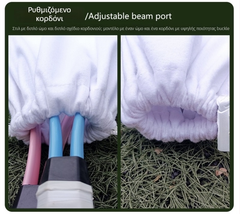 Τσάντα ρακέτας τένις με κορδόνι κλεισίματος και ιμάντα ώμου, μεγάλη χωρητικότητα, εκτυπωμένο σχέδιο