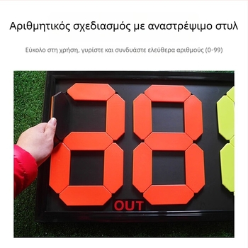 Κάρτα αλλαγής παικτών με χειροκίνητη λειτουργία, διπλής όψης οθόνη για τέσσερις παίκτες, PVC υλικό