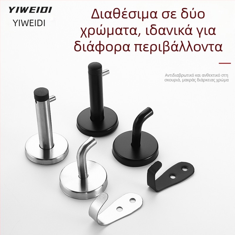 Κρεμάστρα παλτών για διαχωριστικό τουαλέτας, 304 ανοξείδωτος χάλυβας, μοντέλο 304, φινίριςμα με σύρμα, μοντέρνος μινιμαλισμός