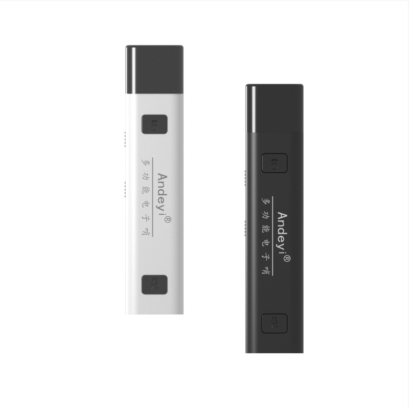 Σφυρίχτρα υψηλής έντασης, επαναφορτιζόμενη και με φακό, για διαχείριση κυκλοφορίας, εκπαίδευση κατοικίδιων και διαιτησία (ABS, 27.5×27.5×128 mm)