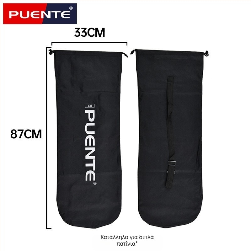 Pro-Tech επαγγελματικό μακρύ σανίδι, Oxford υλικό, σακίδιο πλάτης για skateboard