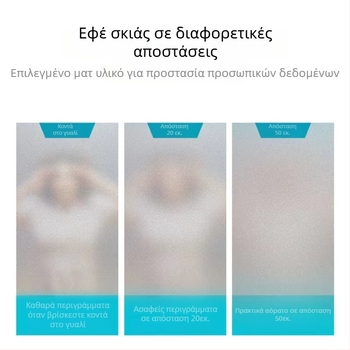 PVC ηλεκτροστατικό φιλμ ιδιωτικότητας γυαλιού – γεωμετρική αφηρημένη σχεδίαση, μοντέρνος μινιμαλιστικός σχεδιασμός παραθύρων, προσαρμόσιμο για σαλόνι, μπάνιο και εμπορικούς χώρους