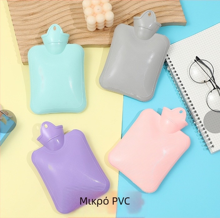 Λαστιχένιο θερμαντικό μπουκάλι ζεστού νερού με έγχυση – κλασικό στυλ, ζεστό και κρύο, 0.3 kg