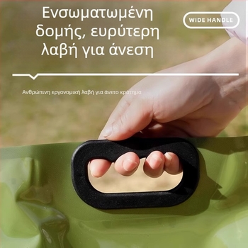 Yihan Αναδιπλούμενο Δοχείο Νερού για Υπαίθριες Δραστηριότητες, PVC Πλαστικό, Μεγάλης Χωρητικότητας Φορητό Σύστημα Αποθήκευσης Νερού για Κατασκήνωση και Ορειβασία