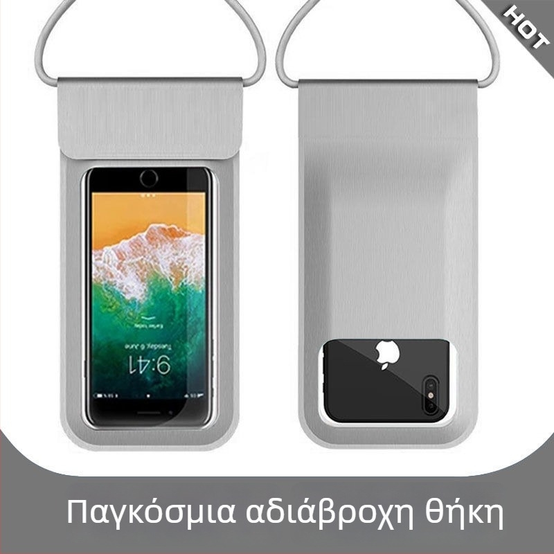 Θήκη κινητού από PU δέρμα, αδιάβροχη με οθόνη αφής, καθολική συμβατότητα Huawei και Apple, αντίσταση σε νερό και σκόνη