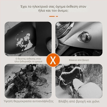 Κάλυμμα ηλεκτρικού οχήματος — παχυμένο ύφασμα, αδιάβροχο, UV προστασία, προστασία από σκόνη (Αδιάβροχο; UV προστασία; Προστασία από σκόνη; Παχυμένο ύφασμα)