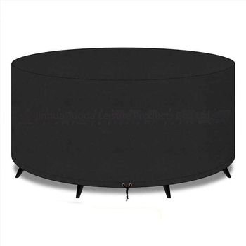 Κυκλικό Κάλυμμα Τραπεζιού για Φαγητό, 420D Oxford Ύφασμα, Ενισχυμένο Εξωτερικό Αδιάβροχο Προστατευτικό Κάλυμμα Επίπλων