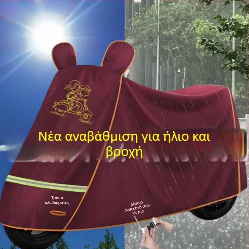 Κάλυμμα για ηλεκτρικά οχήματα — προστασία από βροχή και σκόνη, μινιμαλιστικό στυλ