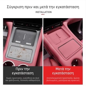 Σιλικονούχο πατάκι κεντρικής κονσόλας με ασύρματη φόρτιση για Wenjie M8 — προστασία από γρατζουνιές και σκόνη, κωδικός προϊόντος WTX-004