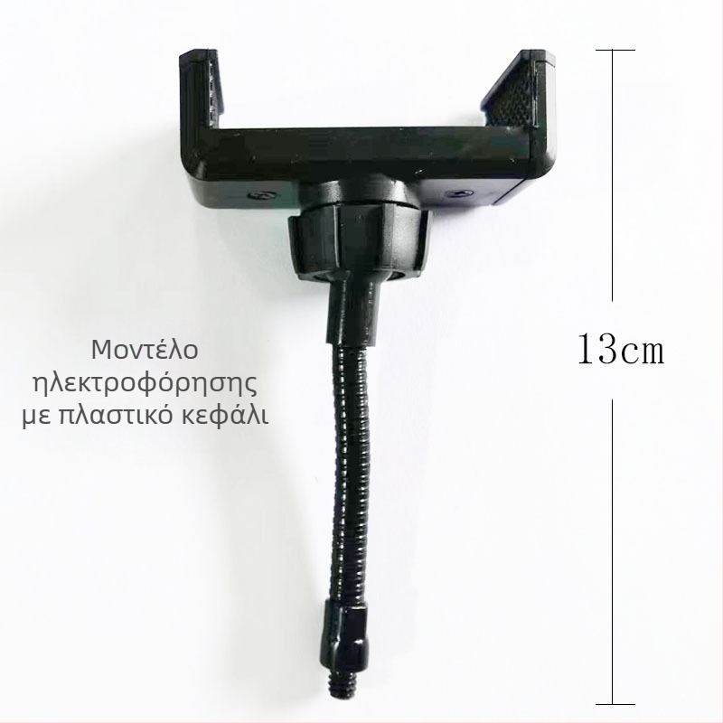 Ρινγκ φως με ευέλικτο σωλήνα και κλιπ για κινητό για ζωντανές μεταδόσεις — μεταλλικό σώμα, μοντέλο Hose, αξεσουάρ φωτισμού