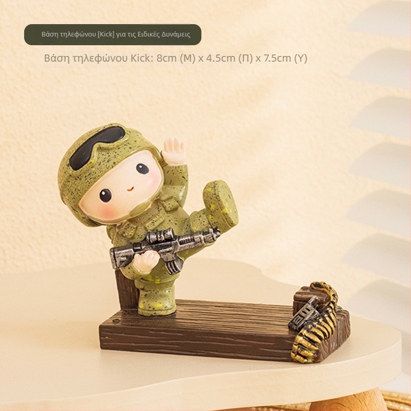 Φιγούρα γραφείου του στρατιώτη της Κόκκινης Στρατιάς – Ρητίνη, κινέζικου στυλ, διακοσμητικό δώρο