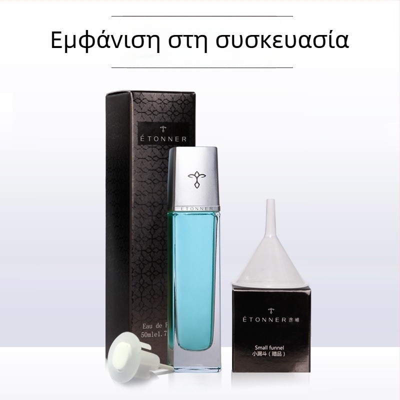 Υγρό αναπλήρωσης αυτοκινήτου αρώματος – Tuya/Etonner, γυάλινο μπουκάλι, λουλουδένιο άρωμα Lily of the Valley, τοποθέτηση σε κάθισμα, εξάτμιση άνω των 90 ημερών