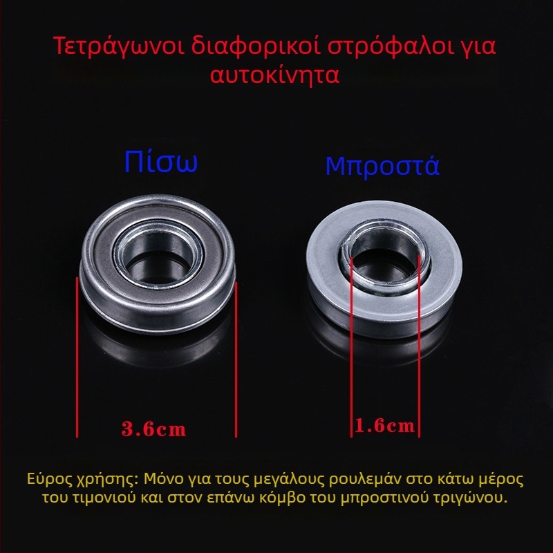 Ρουλεμάν τροχών 608ZZ για τρίκυκλα, πατίνια και καροτσάκια