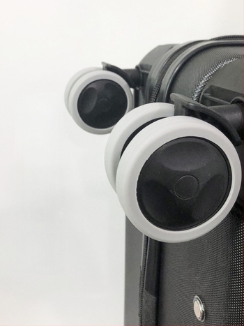 Mijiya σιλικόνη προστατευτικό κάλυμμα τροχού αποσκευών, ανθεκτικό στη φθορά, συμβατό με όλους τους τροχούς