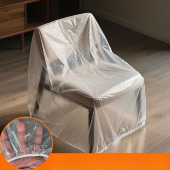 Καλύμμα καρέκλας από δέρμα με διαφανή προστατευτική επίστρωση, ελαστικό κορδόνι, ανθεκτικό στη σκόνη και στο νερό, μοντέρνο μινιμαλιστικό ύφος, κατάλληλο για καρέκλες μασάζ, γραφείου, διευθυντικές και τραπεζαρίας