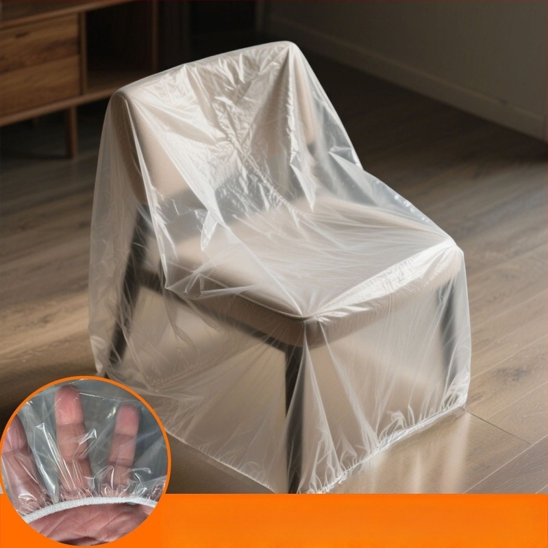 Καλύμμα καρέκλας από δέρμα με διαφανή προστατευτική επίστρωση, ελαστικό κορδόνι, ανθεκτικό στη σκόνη και στο νερό, μοντέρνο μινιμαλιστικό ύφος, κατάλληλο για καρέκλες μασάζ, γραφείου, διευθυντικές και τραπεζαρίας