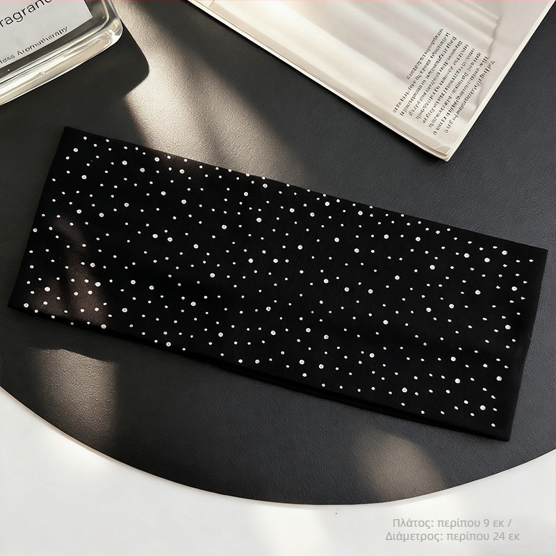 Unisex πλεκτή κορδέλα για το κεφάλι, απορροφά τον ιδρώτα, αθλητικό κεφαλόδεσμο, Μάρκα Yi hui ning, Χειμώνας 2025