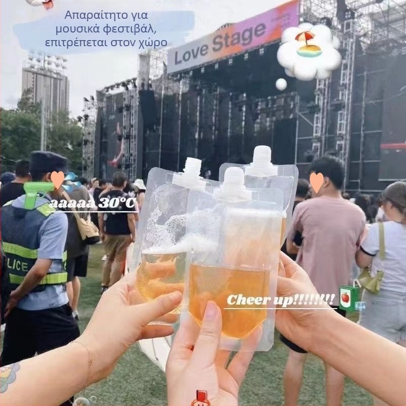 Νεροθήκη εξωτερικού χώρου με ακροφύσιο, αδιάβροχο ύφασμα, φορητή, Unisex