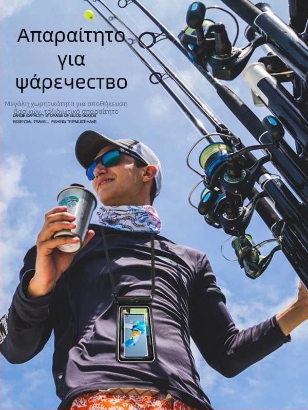 TPU διάβροχη θήκη τηλεφώνου με οθόνη αφής, υποβρύχια φωτογράφηση, υψηλή διαφάνεια, κορδόνι για το λαιμό