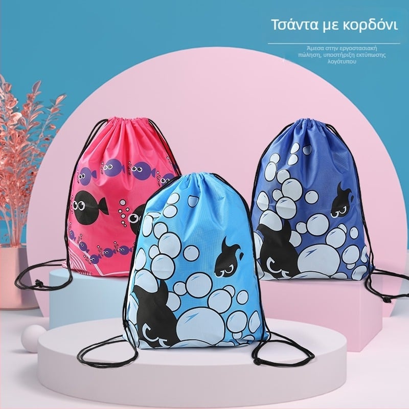 Τσάντα αποθήκευσης με κορδόνι — Oxford ύφασμα, πολυεστέρας, χωρητικότητα 1450, εξωτερική τσάντα νερού για ψυχαγωγία σε εξωτερικούς χώρους