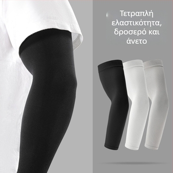 Μανσέτες Ice Silk για εξωτερικές δραστηριότητες, προσαρμοσμένος σχεδιασμός με εικόνα, εκτύπωση λογότυπου, αντιολισθητικές, προστασία από τον ήλιο
