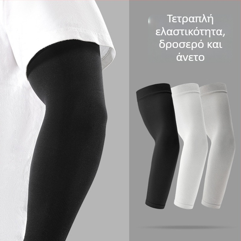 Μανσέτες Ice Silk για εξωτερικές δραστηριότητες, προσαρμοσμένος σχεδιασμός με εικόνα, εκτύπωση λογότυπου, αντιολισθητικές, προστασία από τον ήλιο