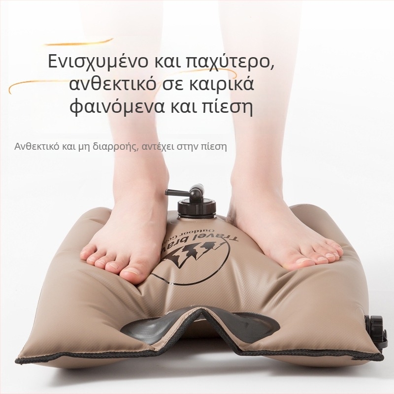 Υπαίθρια πτυσσόμενη φορητή αδιάβροχη τσάντα αποθήκευσης νερού με βαλβίδα, 8L, ύφασμα PVC με δίχτυ