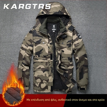 Χειμωνιάτικο εργασιακό παλτό με επένδυση 95% βαμβάκι, πυρίμαχο, για εργοστάσιο συγκόλλησης