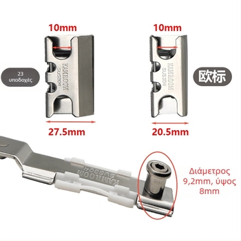 Κλειδαριά παραθύρου για αλουμινένιο πλαίσιο, σημείο κλειδώματος κατά της διάρρηξης, βάση κλειδώματος για παράθυρο με επίπεδη κίνηση, εξαρτήματα hardware